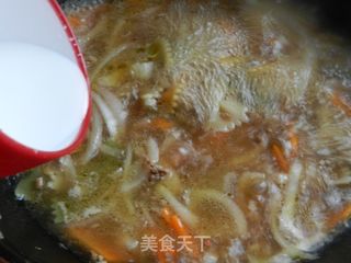 鲜汤蝴蝶面的做法步骤:9