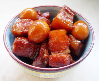 鹌鹑蛋烧肉的做法步骤:13