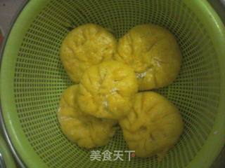 南瓜素馅包子的做法步骤:2