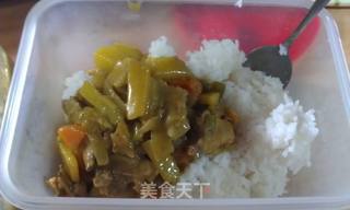 回味香浓~在宿舍也能做的咖喱鸡饭!的做法步骤:17