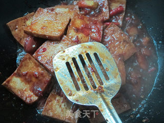 素菜也够味:让你享受大块“吃肉”感觉的番茄烧豆腐的做法步骤:11