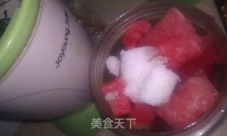 双色西瓜奶冻的做法步骤:3