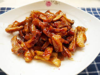 糖醋素里脊(糖醋杏鲍菇)的做法步骤:12