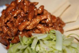 京酱肉丝的做法步骤:7