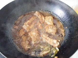 开胃荤菜-----葱烧大排的做法步骤:14