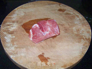 鲍菇肉片的做法步骤：2