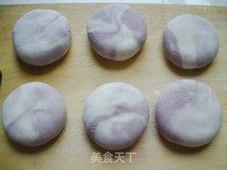 紫薯糯米煎饼的做法步骤:11