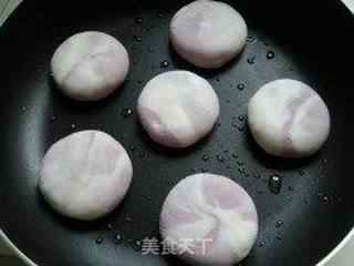 紫薯糯米煎饼的做法步骤:12