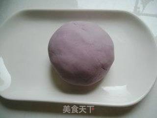 紫薯糯米煎饼的做法步骤:6
