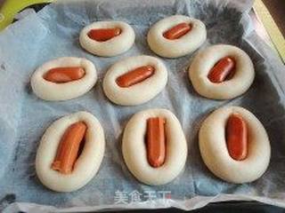 沙拉酱肠仔包的做法步骤:15