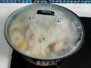 杏鲍菇棒骨炖鸡块的做法步骤:10
