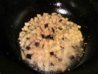 肉末尖椒茄子鸡蛋卤的做法步骤：7