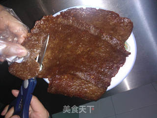 休闲小食—猪肉脯的做法步骤:8