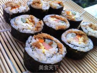 紫菜包饭的做法步骤:9