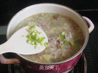 包菜鸭肉泡粥的做法步骤:9