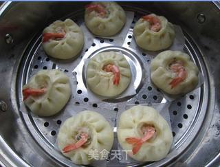 鲜虾肉包的做法步骤:12