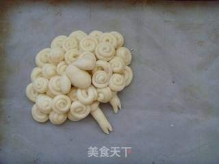 可爱萌系---绵羊面包的做法步骤:10