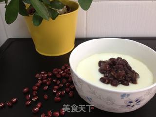 红豆双皮奶的做法步骤:9