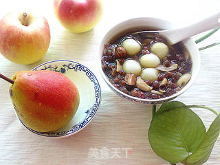 红莲百合团圆羹的做法步骤:9