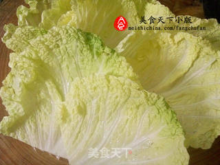 鸡汁翡翠卷的做法步骤:2