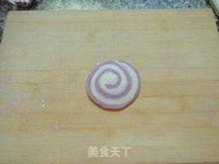 带有浪漫气息的紫色螺纹----【椰奶紫薯包】的做法步骤:16