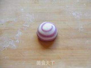 带有浪漫气息的紫色螺纹----【椰奶紫薯包】的做法步骤:17