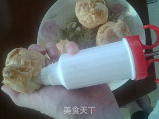 卡仕达酱填充泡芙的做法步骤:15