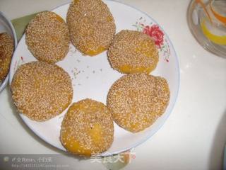 香甜南瓜饼的做法步骤:6