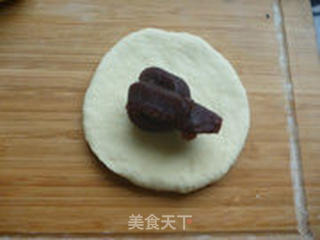 油煎菊花馒头的做法步骤:7
