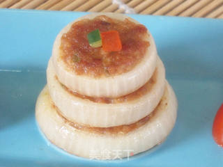 洋葱入菜很美味の【洋葱圈肉饼】的做法步骤:7