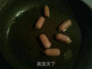 【大海边黑蒜试用报告】——黑蒜章鱼小香肠的做法步骤:5