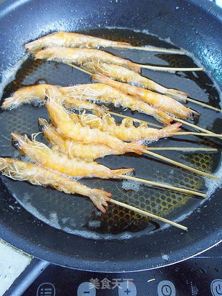 口口酥脆口口爱 【椒盐虾串】 (零难度)的做法步骤:8