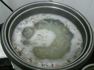 香菇鸡丝粥的做法步骤:6