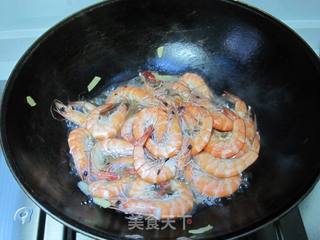 芝麻蚝油苦丁虾的做法步骤:8
