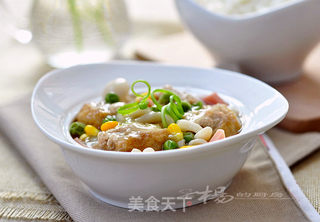 油豆腐塞肉的做法步骤:12