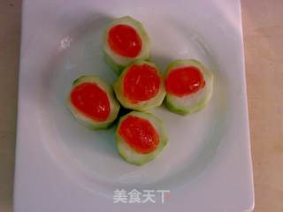 咸蛋黄蒸丝瓜的做法步骤:4
