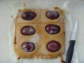 西梅黑糖蛋糕的做法步骤：7