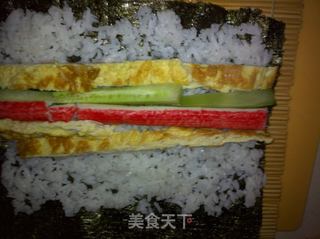 寿司---健康快捷营养早餐的做法步骤:6