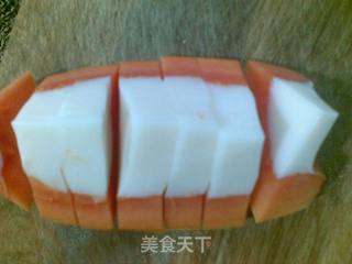 诱人甜点——木瓜椰奶冻的做法步骤:7