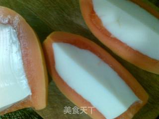 诱人甜点——木瓜椰奶冻的做法步骤:6