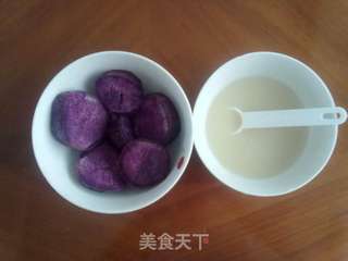 紫薯馒头的做法步骤:2
