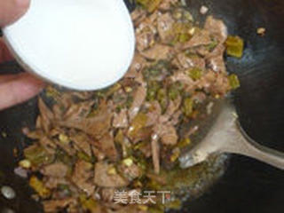 酸菜猪肝的做法步骤:14