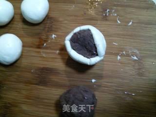 冰皮月饼(豆沙陷)的做法步骤:4