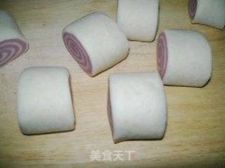紫薯馒头卷的做法步骤:14