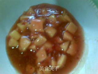 甜辣开胃菜——泰式芒果虾的做法步骤:4