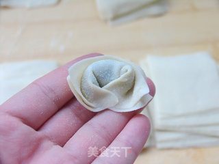 平常幸福味道——韭菜鲜肉馄饨的做法步骤:12