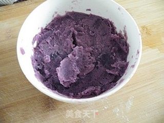 夏秋凑热闹--------芸豆紫薯糕的做法步骤:7