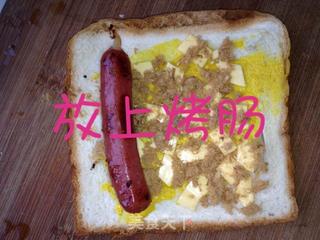 简易版热狗+被蛋卷的做法步骤:9