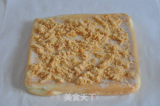 香葱肉松蛋糕卷的做法步骤:13
