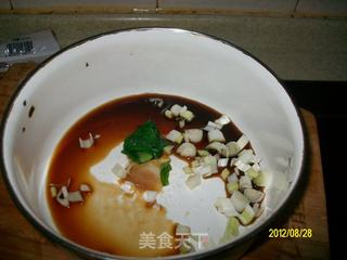 双蛋葱油龙须面的做法步骤:6